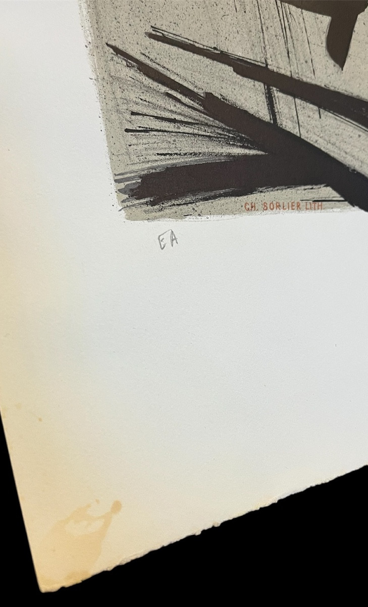 Lithographie (EA) -encadrée - Bernard Buffet - Nature morte - France - XX ème -photo-1