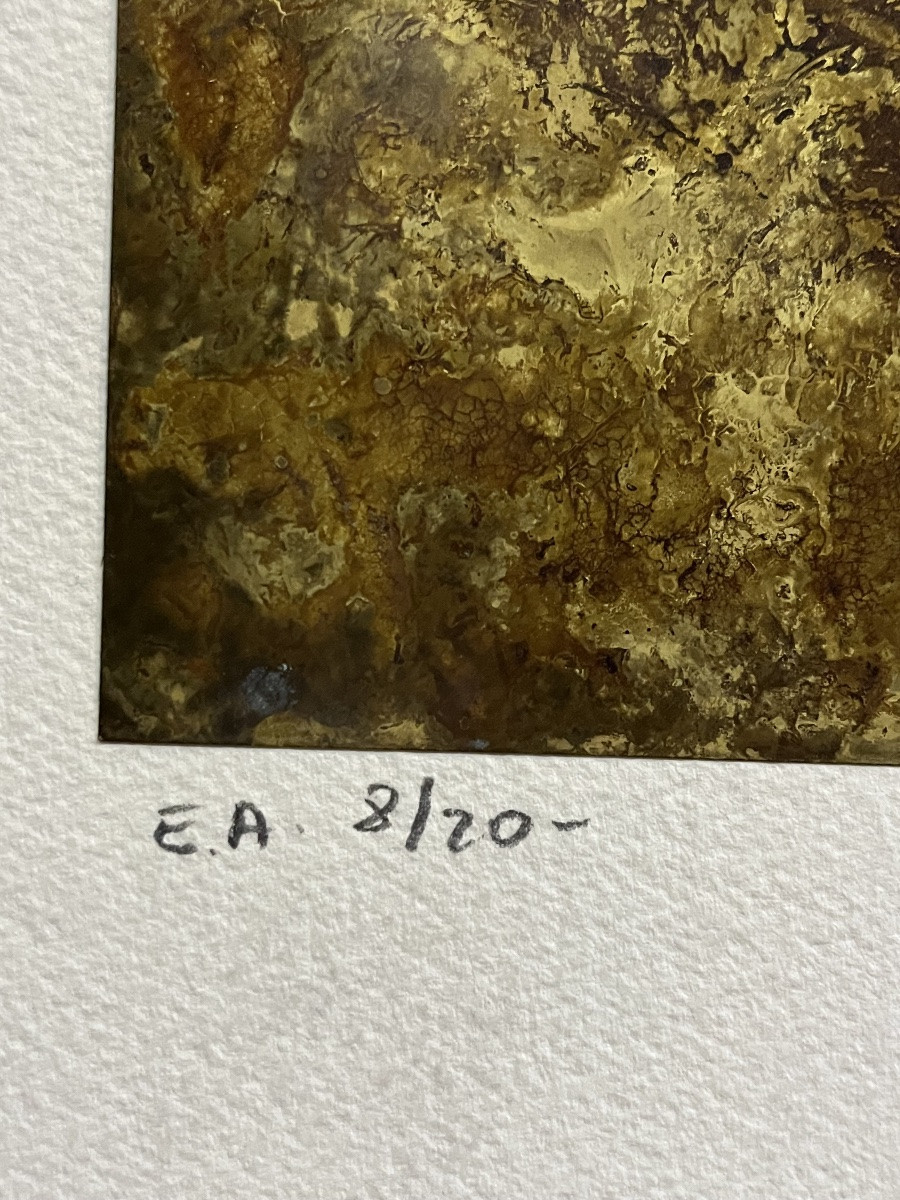 Lithography - Sosno - Metal Engraving - France - 20th Century -photo-3