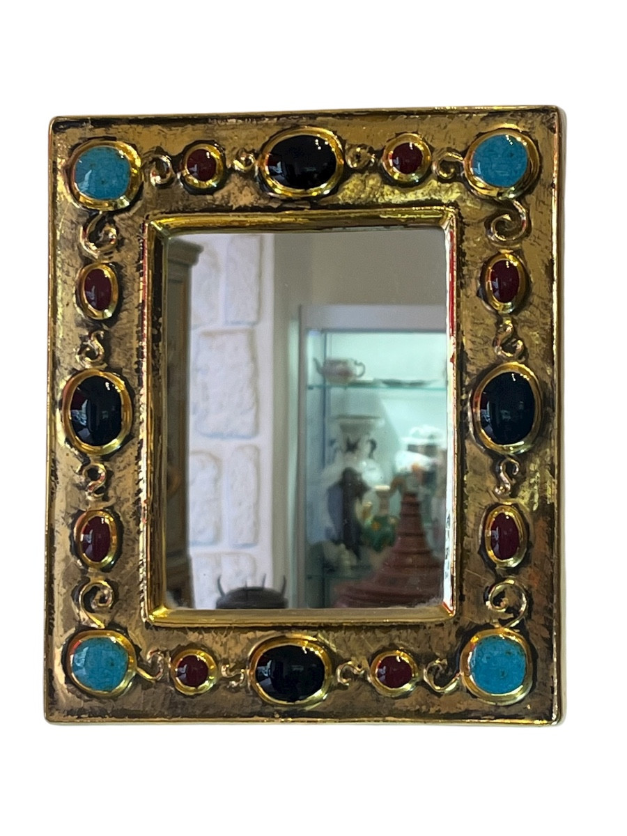 Miroir  - Céramique - Francois Lembo - France - XX ème 