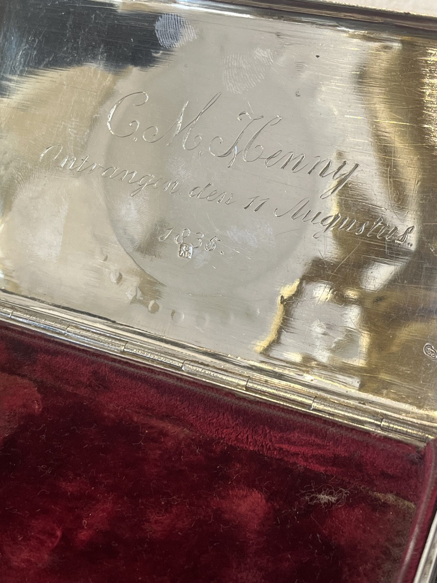 Silver Box - Empire Period - Holland - 19th Century -photo-5