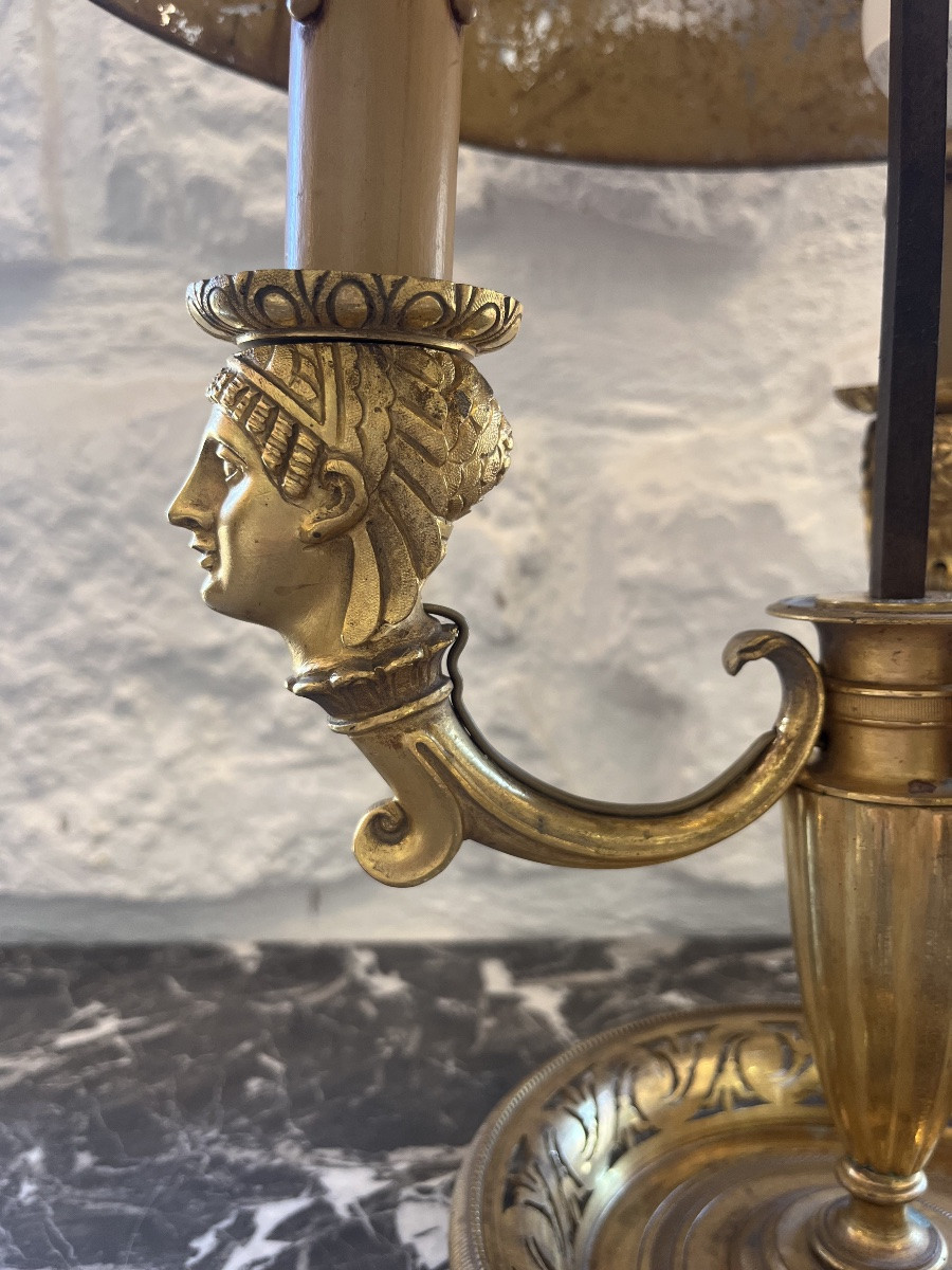 Hot Water Bottle Lamp - Gilded Bronze - France - 18th Century -photo-1