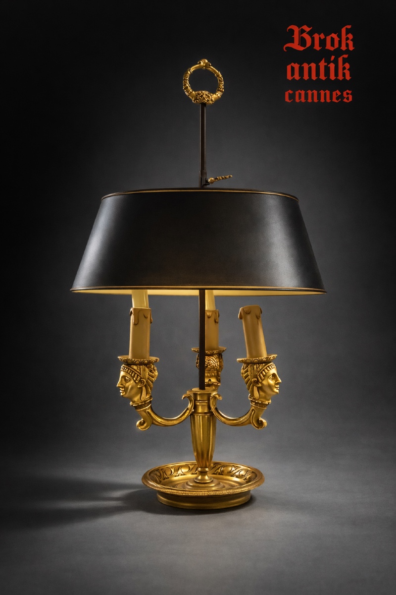 Hot Water Bottle Lamp - Gilded Bronze - France - 18th Century 