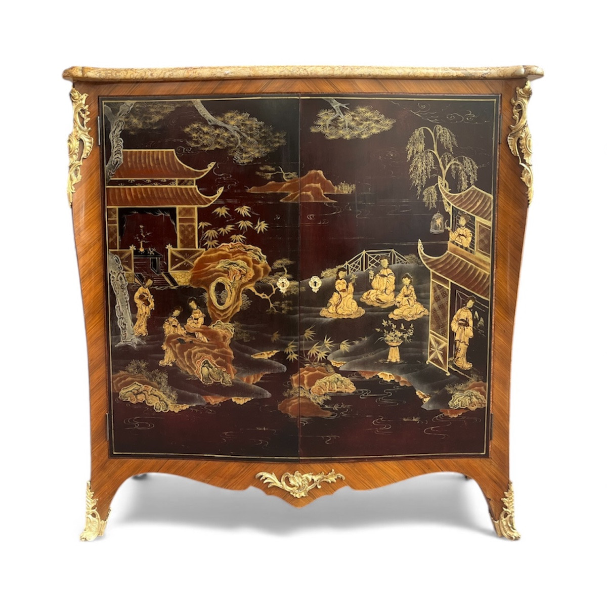 Meuble d’appui - Bois laqué - France - Fin XIX ème -photo-2