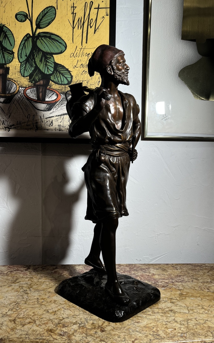 Sculpture - Orientaliste Bronze - Marcel Début - France - 19th Century -photo-3