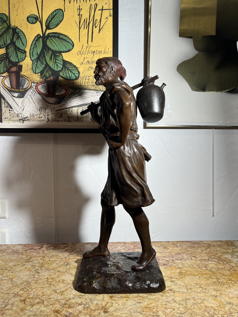 Sculpture - Orientaliste Bronze - Marcel Début - France - 19th Century -photo-1