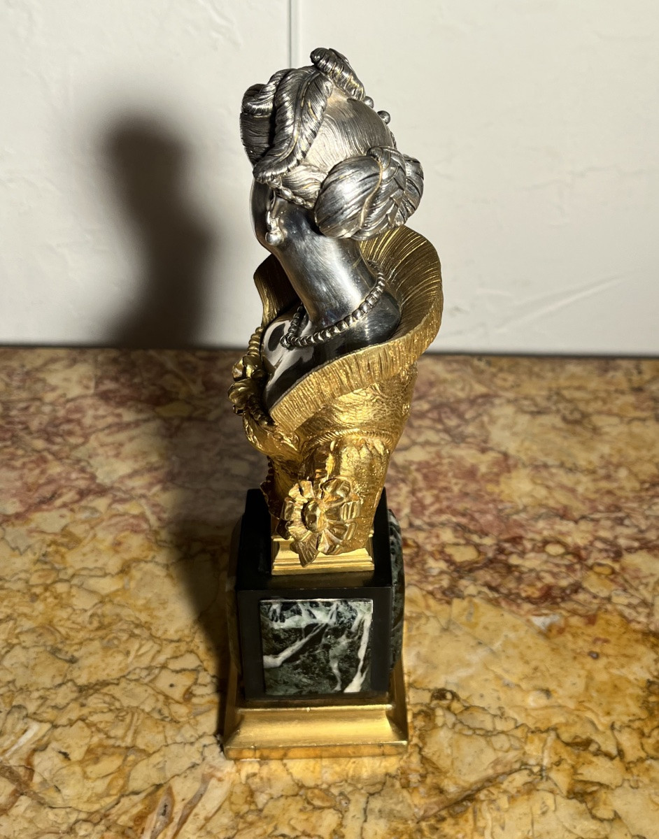 Sculpture  - bronze doré / argenté - France - XIX ème -photo-5