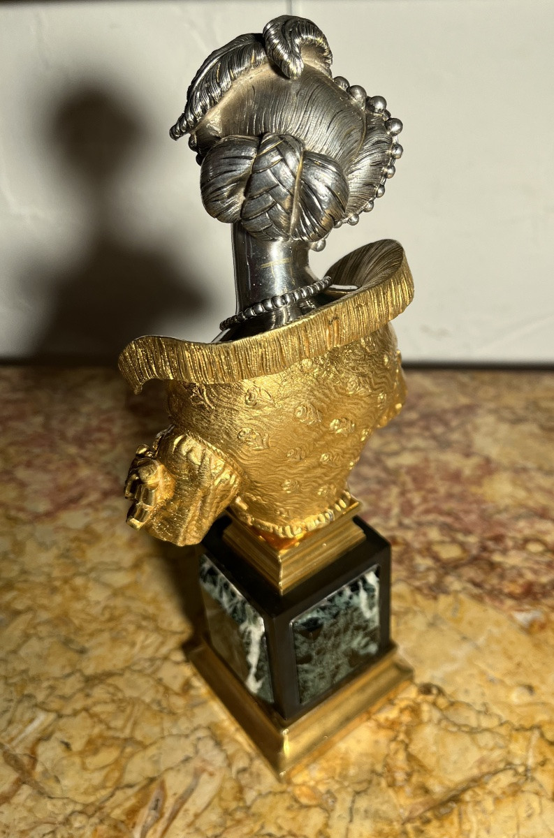Sculpture  - bronze doré / argenté - France - XIX ème -photo-7