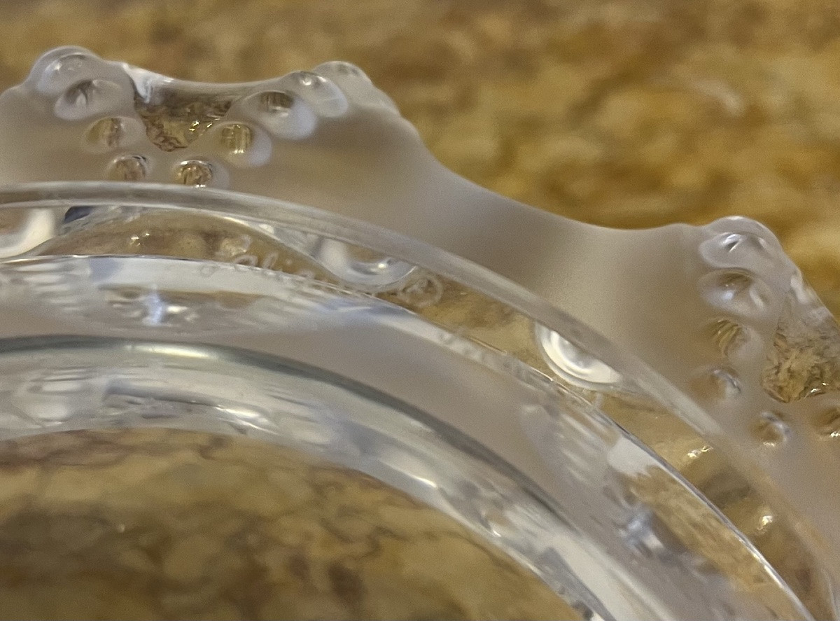 Vide poche - Cristal - Lalique - Octopus - France - XX ème -photo-3