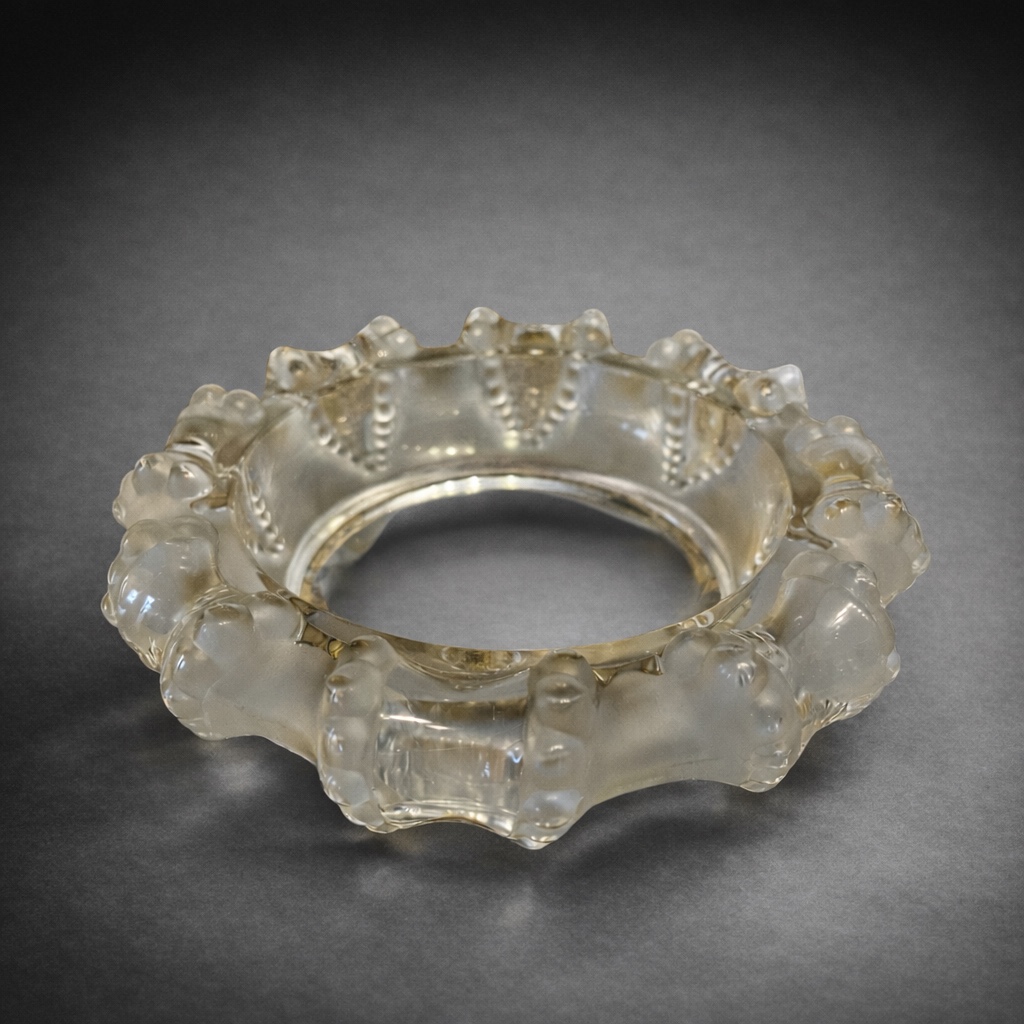 Vide poche - Cristal - Lalique - Octopus - France - XX ème 