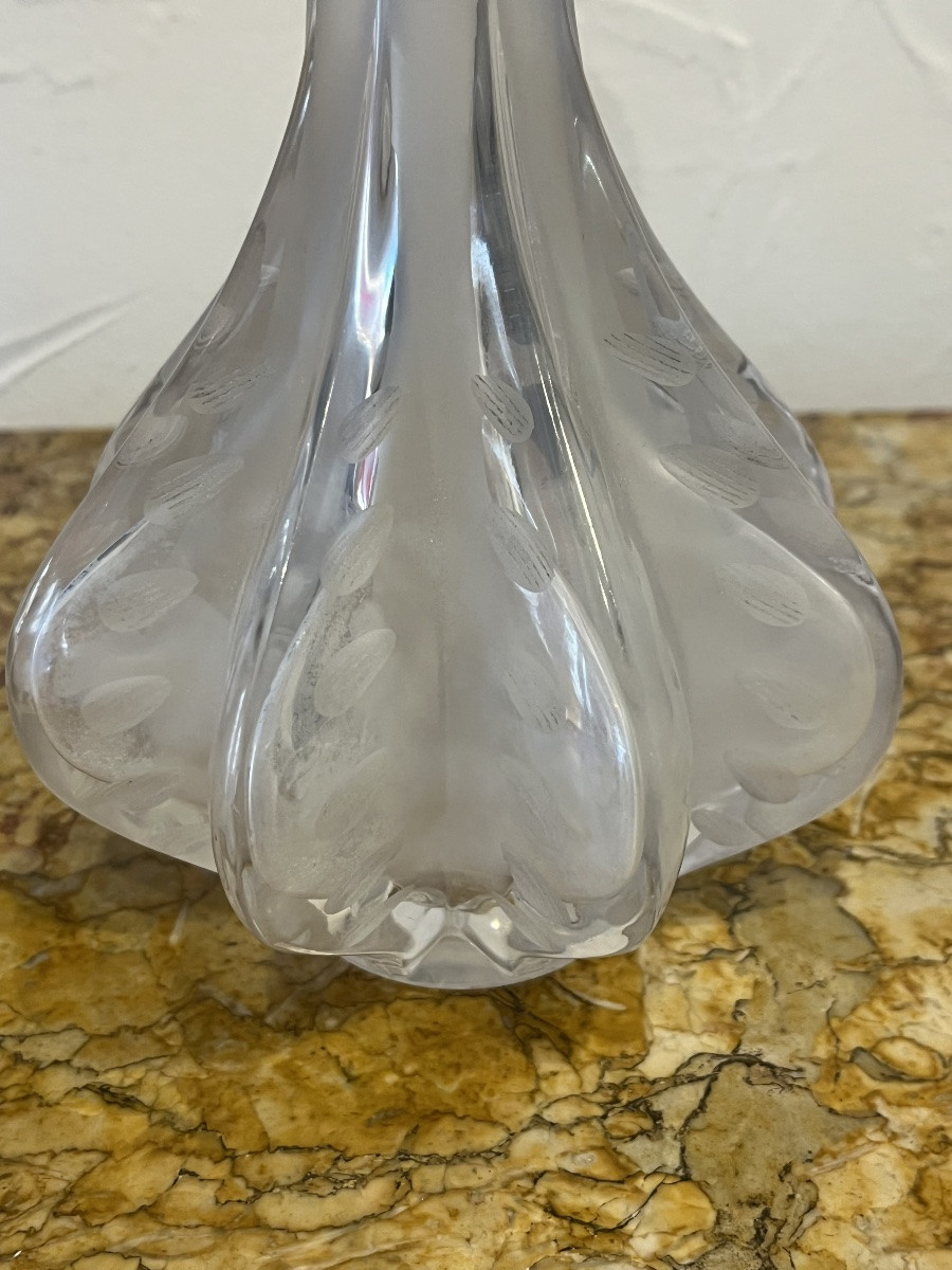 Vase - Crystal - Lalique - Marie Claude - France - 20th Century -photo-4