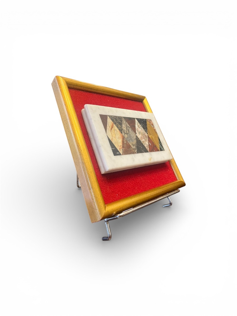 Tableau/ Panneau - marbre - France - XIX ème -photo-3