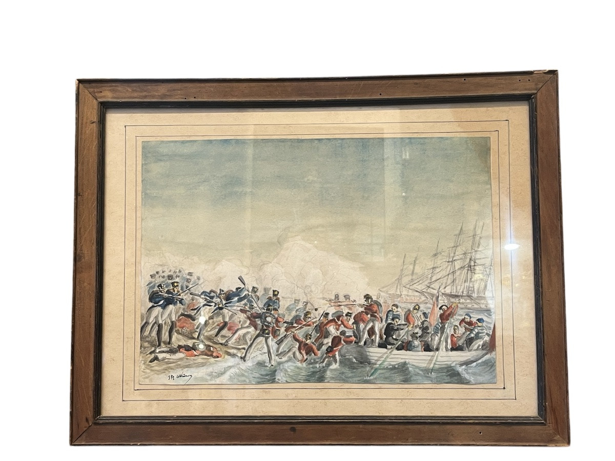 Painting - Watercolor - Ja Atkinson - England - 19th Century -photo-2