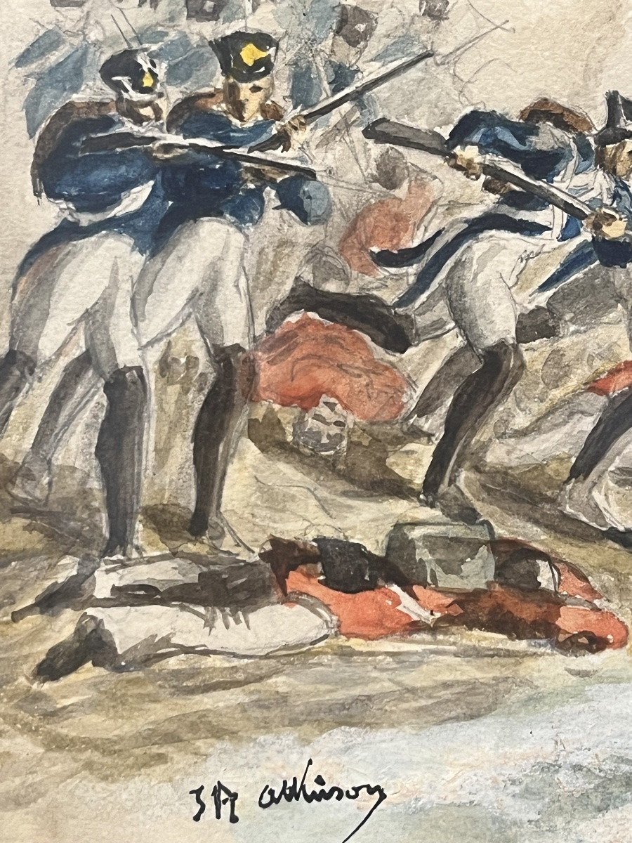 Painting - Watercolor - Ja Atkinson - England - 19th Century -photo-4