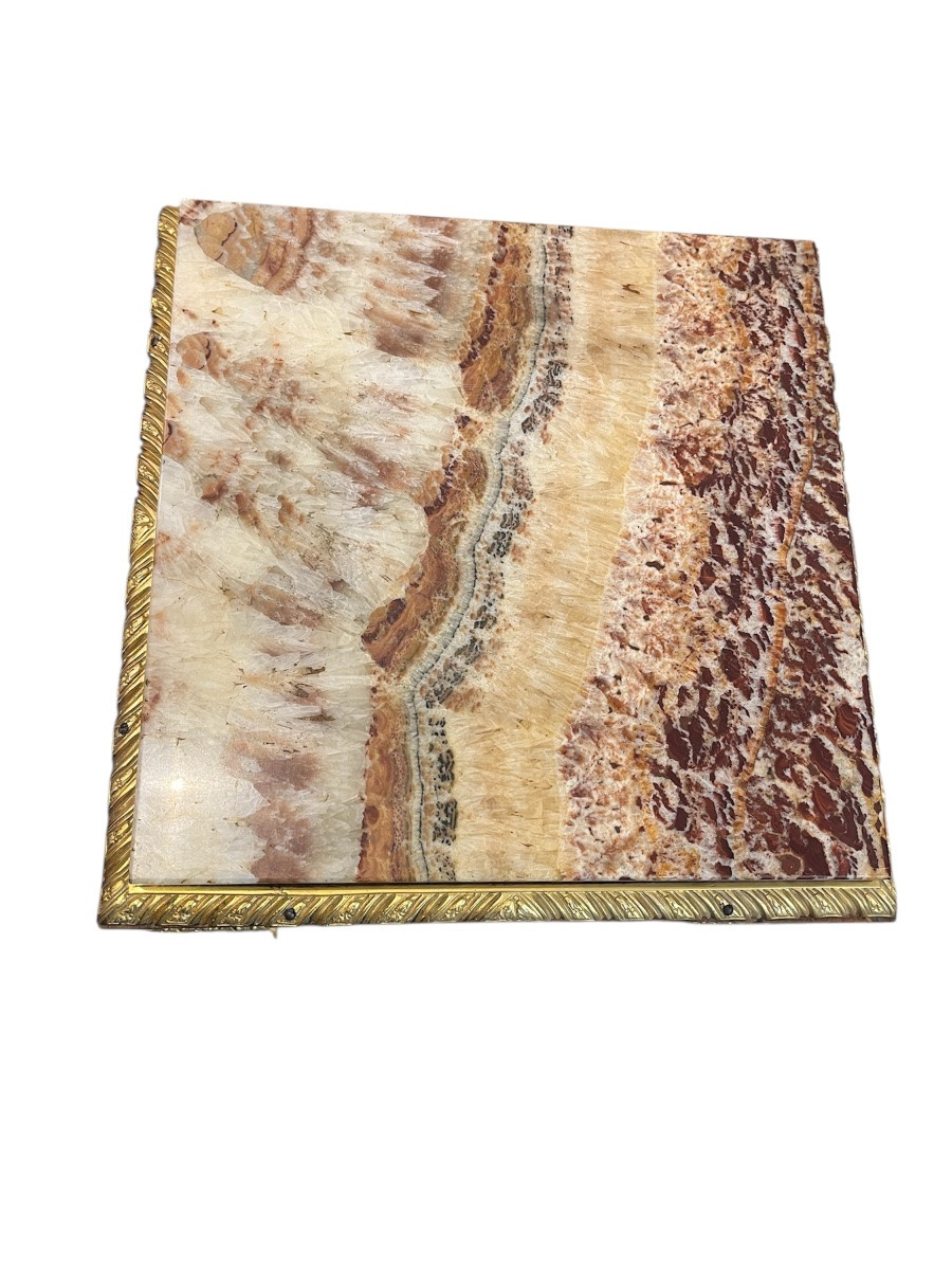 Side Table - Mahogany/gilt Bronze - François Linke - France - 19th Century -photo-1