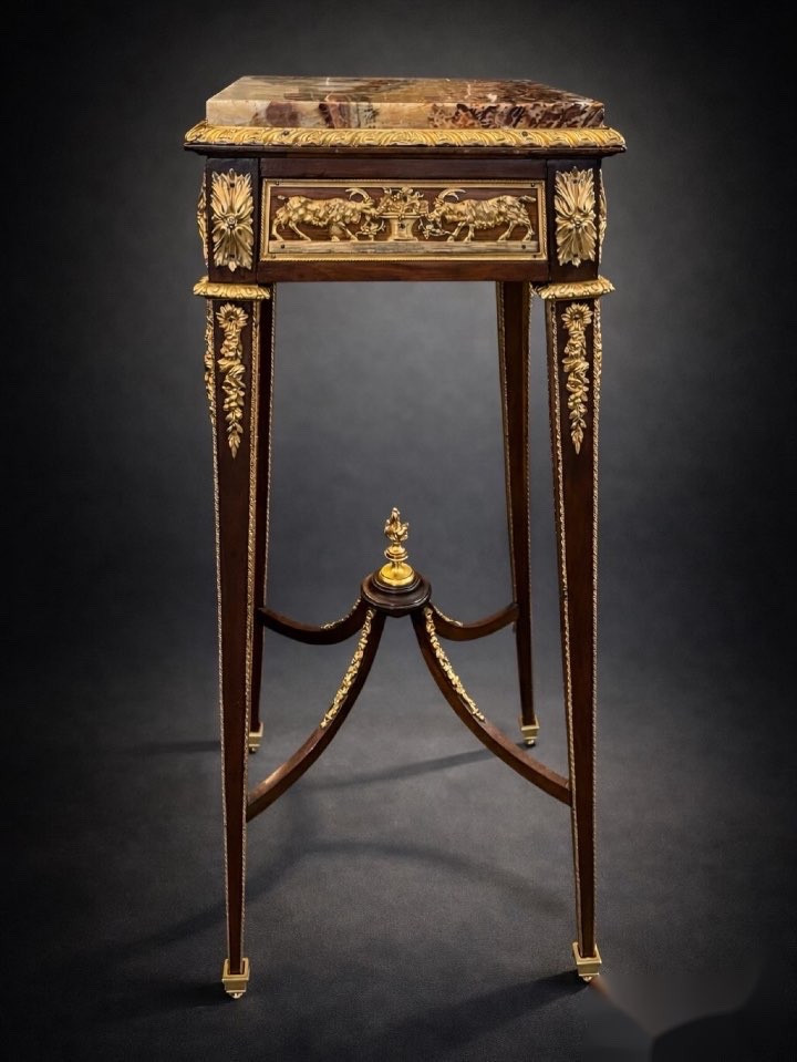 Side Table - Mahogany/gilt Bronze - François Linke - France - 19th Century 