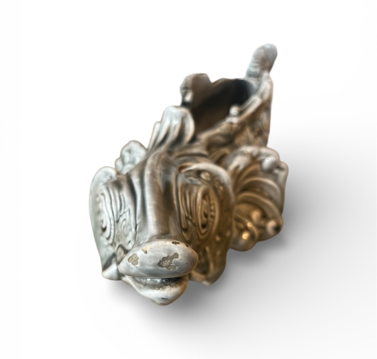 Zoomorphic Decoration - J. Massier - Earthenware - France - 19th Century -photo-1