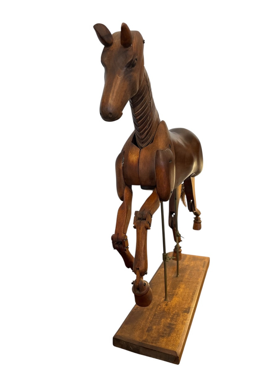 Artist's Horse - Articulated - Oak - France - 20th Century -photo-4