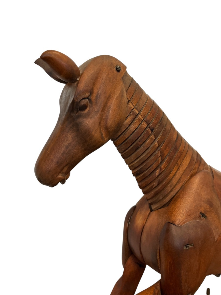 Artist's Horse - Articulated - Oak - France - 20th Century -photo-1