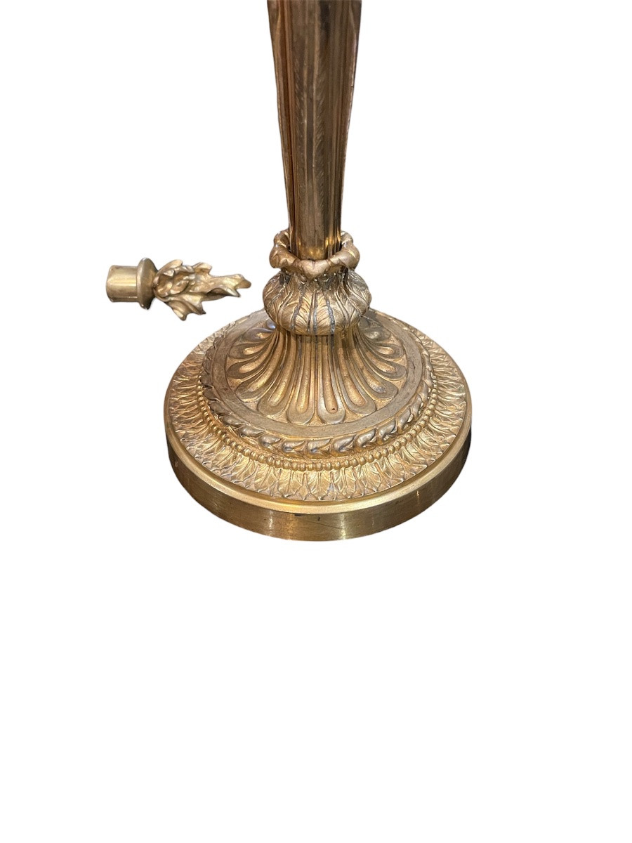 Paire de candélabres - Bronze - Houbedine bronzier - France - XIX ème -photo-5