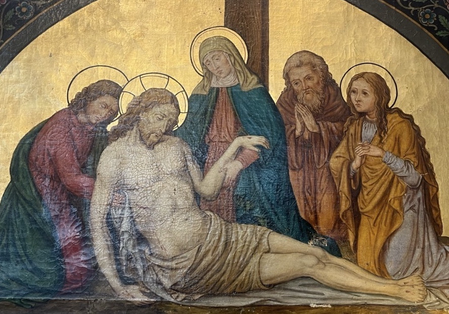 Religious Painting - Oil On Canvas - Italy - 19th Century-photo-6