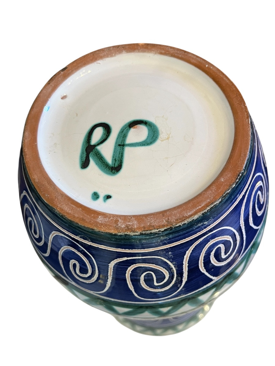 Ceramic Vase - Robert Picault - France - XX ème-photo-1