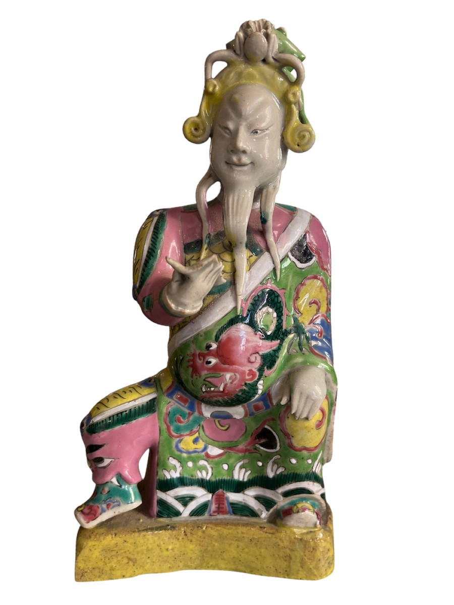 Sculptures - Porcelain - Famille Rose - China - XVIII Th Century-photo-3