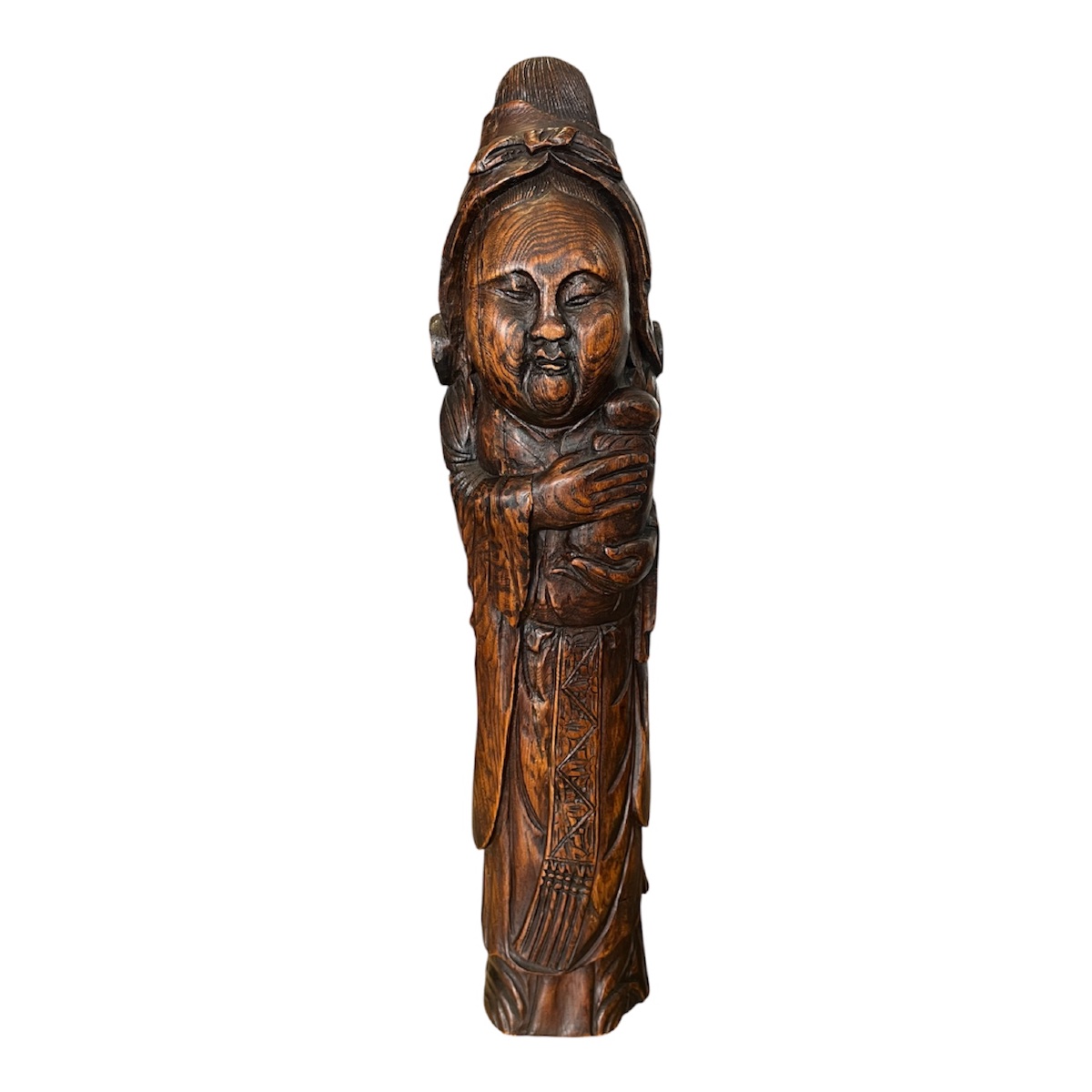 Importante Sculpture de Kannon  - Bois  -  Époque Meiji - Japon - XIX Ème -photo-2