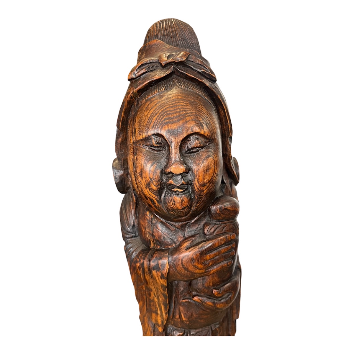 Importante Sculpture de Kannon  - Bois  -  Époque Meiji - Japon - XIX Ème -photo-2