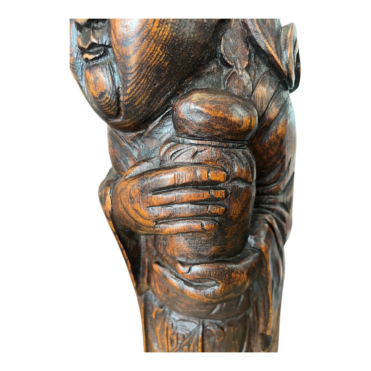 Importante Sculpture de Kannon  - Bois  -  Époque Meiji - Japon - XIX Ème -photo-3