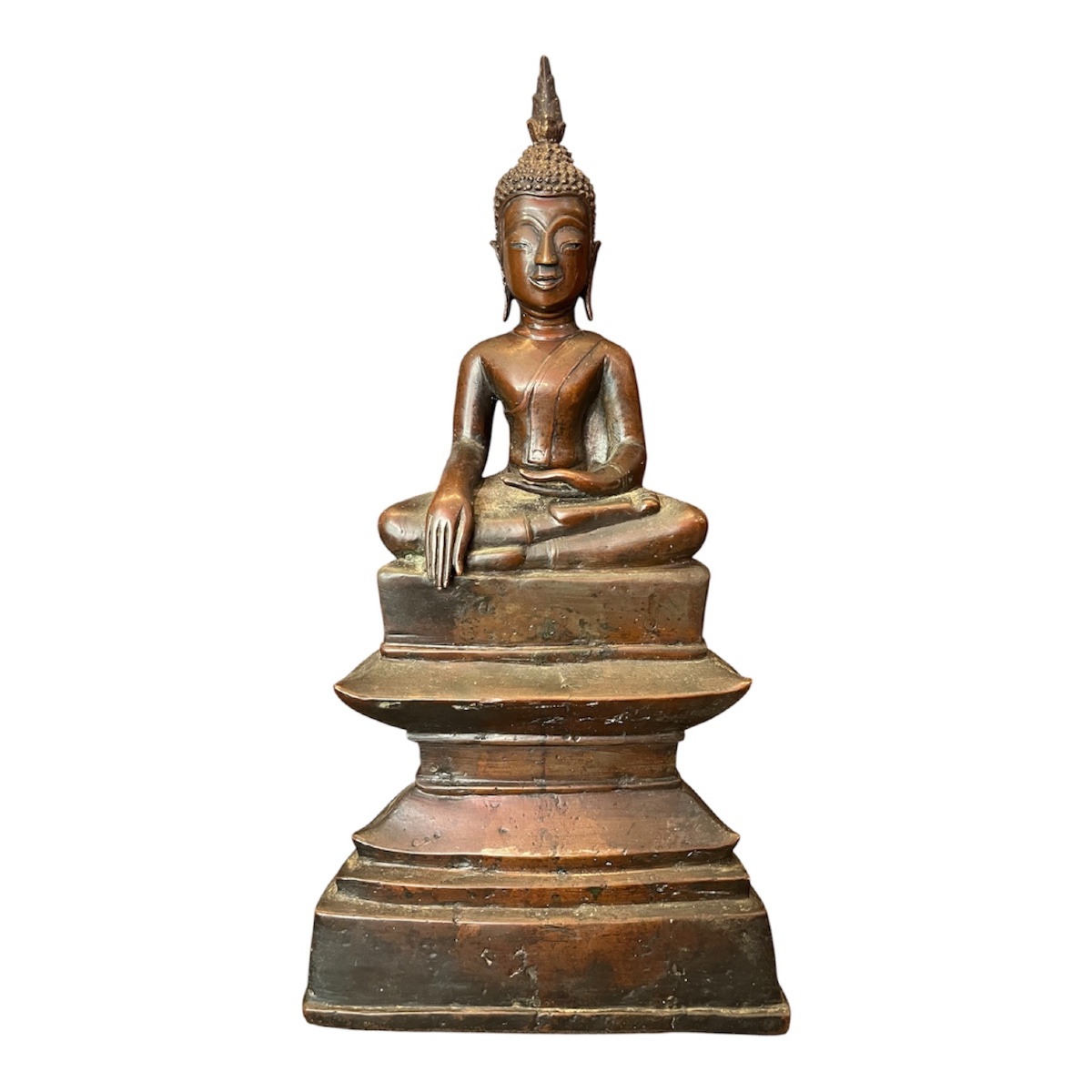 Bronze Buddha - Burma - 17th–18th Century-photo-2