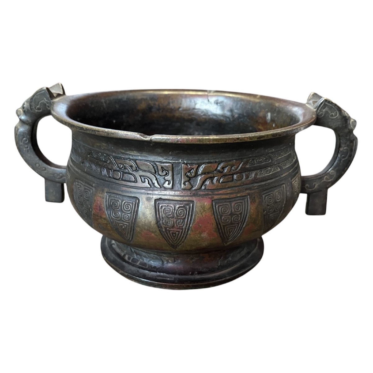 Incense Burner - Bronze - China - Ming Dynasty -photo-2