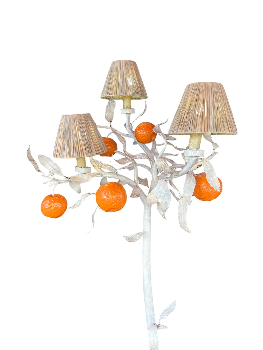 Rare lampadaire “Oranger”  – Travail européen - 1970 – XX ème -photo-1