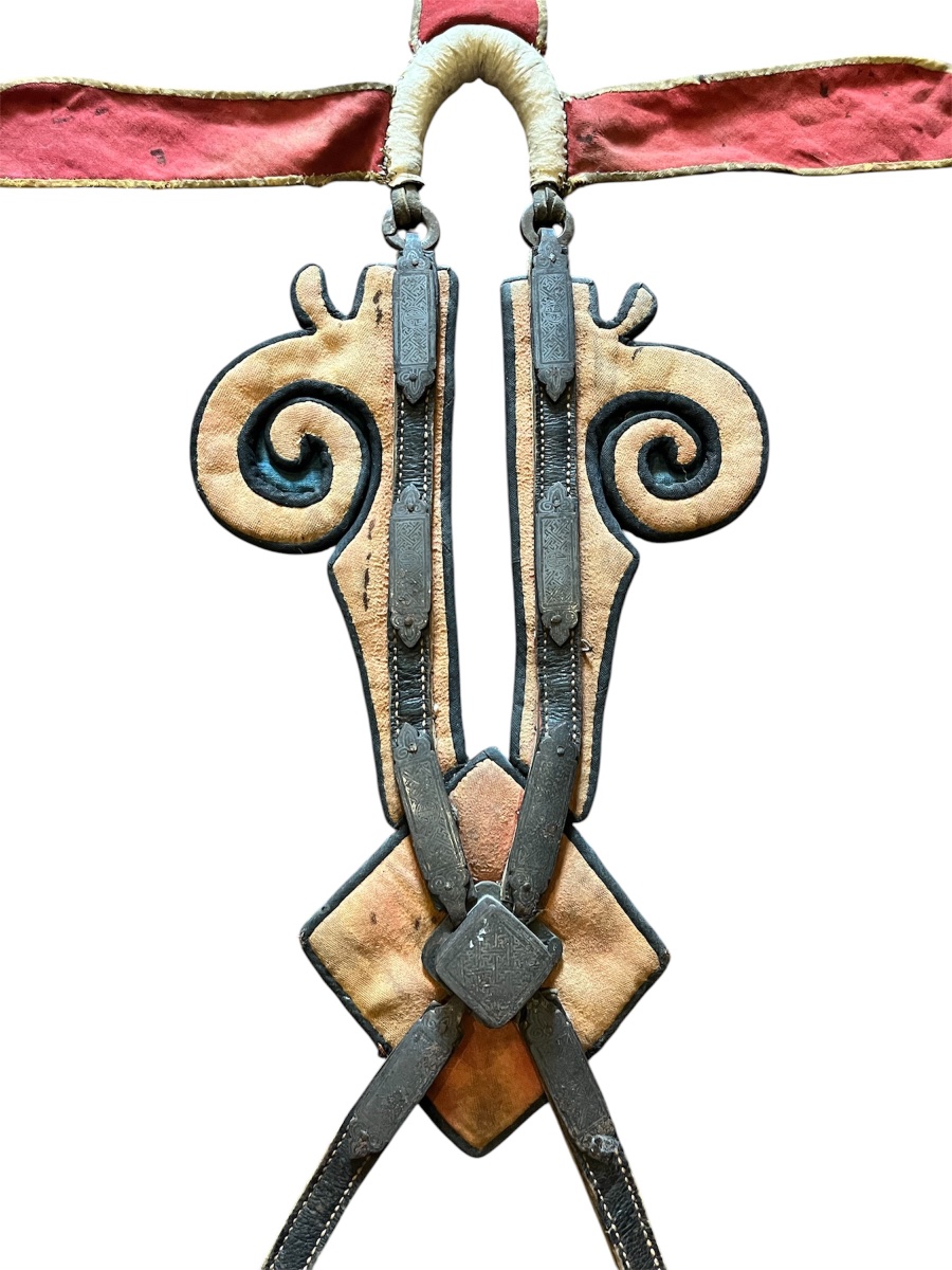 plastron de harnachement de cheval d’apparat – Chine – XIXe siècle-photo-1