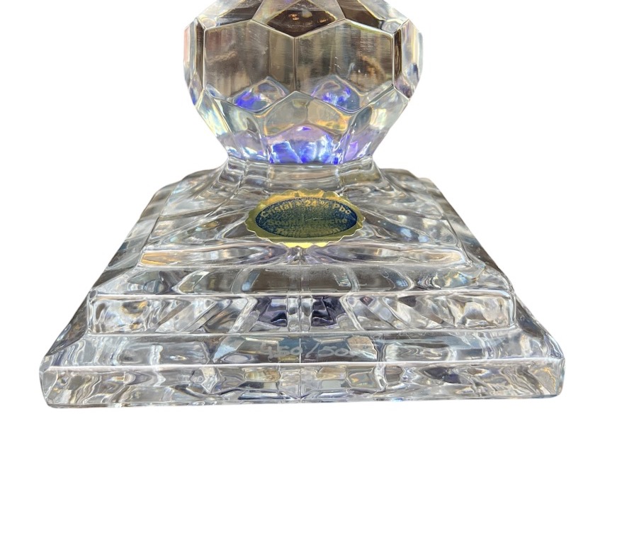 Champagne Cooler - Crystal - Cobalt Blue – Cristallerie De Lorraine – France - 20th Century -photo-1