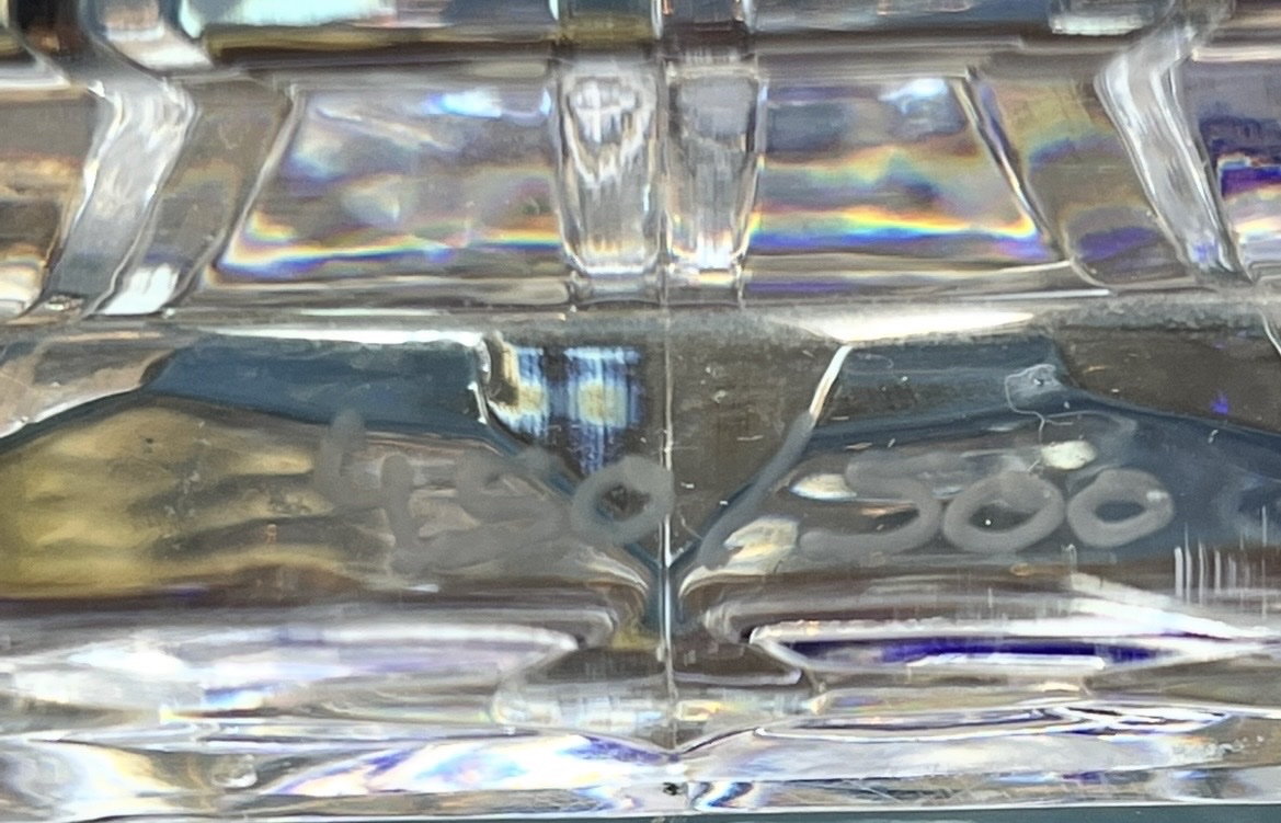 Champagne Cooler - Crystal - Cobalt Blue – Cristallerie De Lorraine – France - 20th Century -photo-7