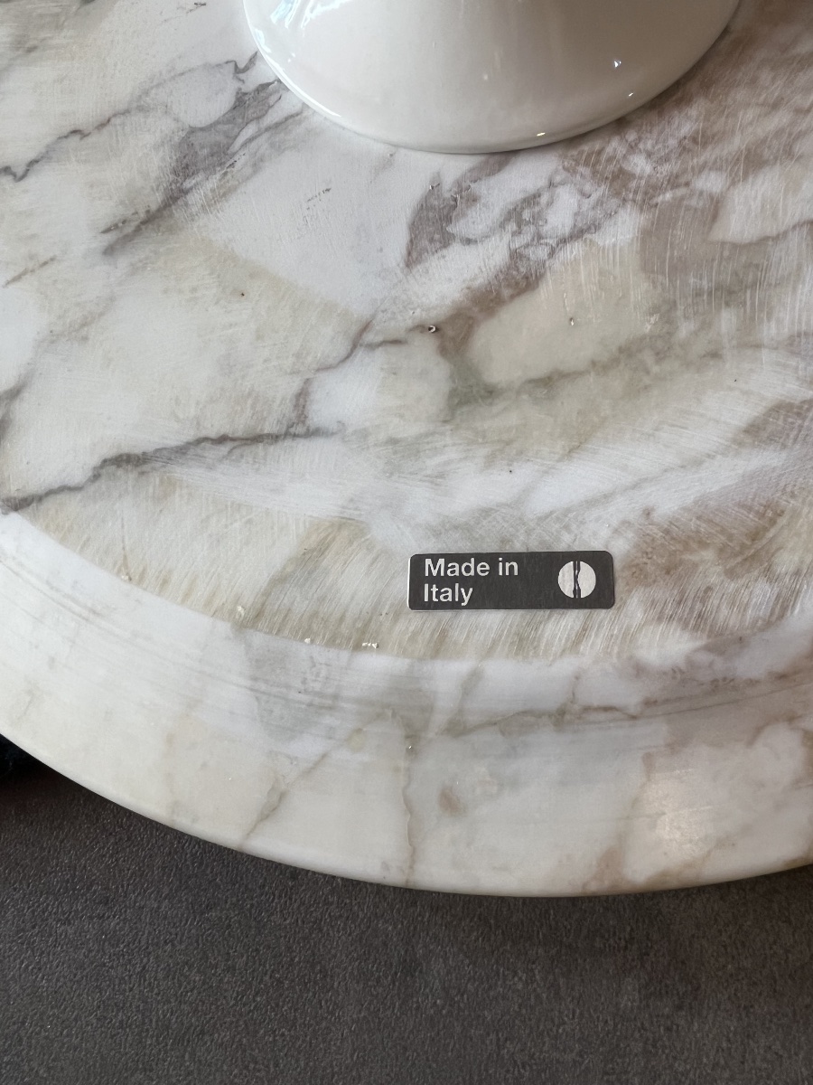 Ensemble de table - Tulip en marbre – Eero Saarinen pour Knoll Studio - XX ème -photo-5