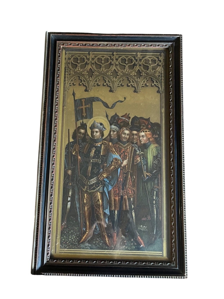 Religious Triptych – Lochner & Van Eyck – Adoration Of The Magi – England – 19th Century -photo-2