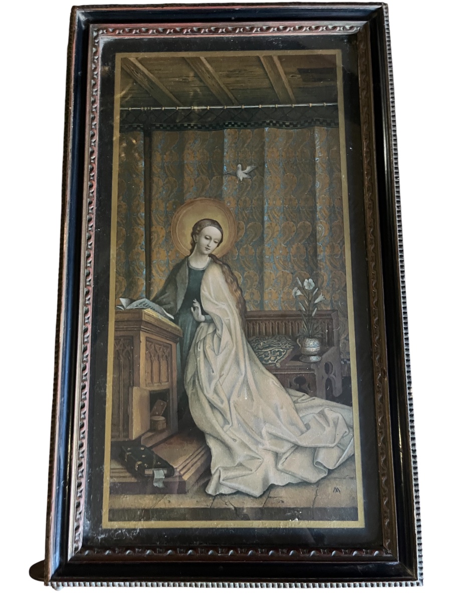 Religious Triptych – Lochner & Van Eyck – Adoration Of The Magi – England – 19th Century -photo-4