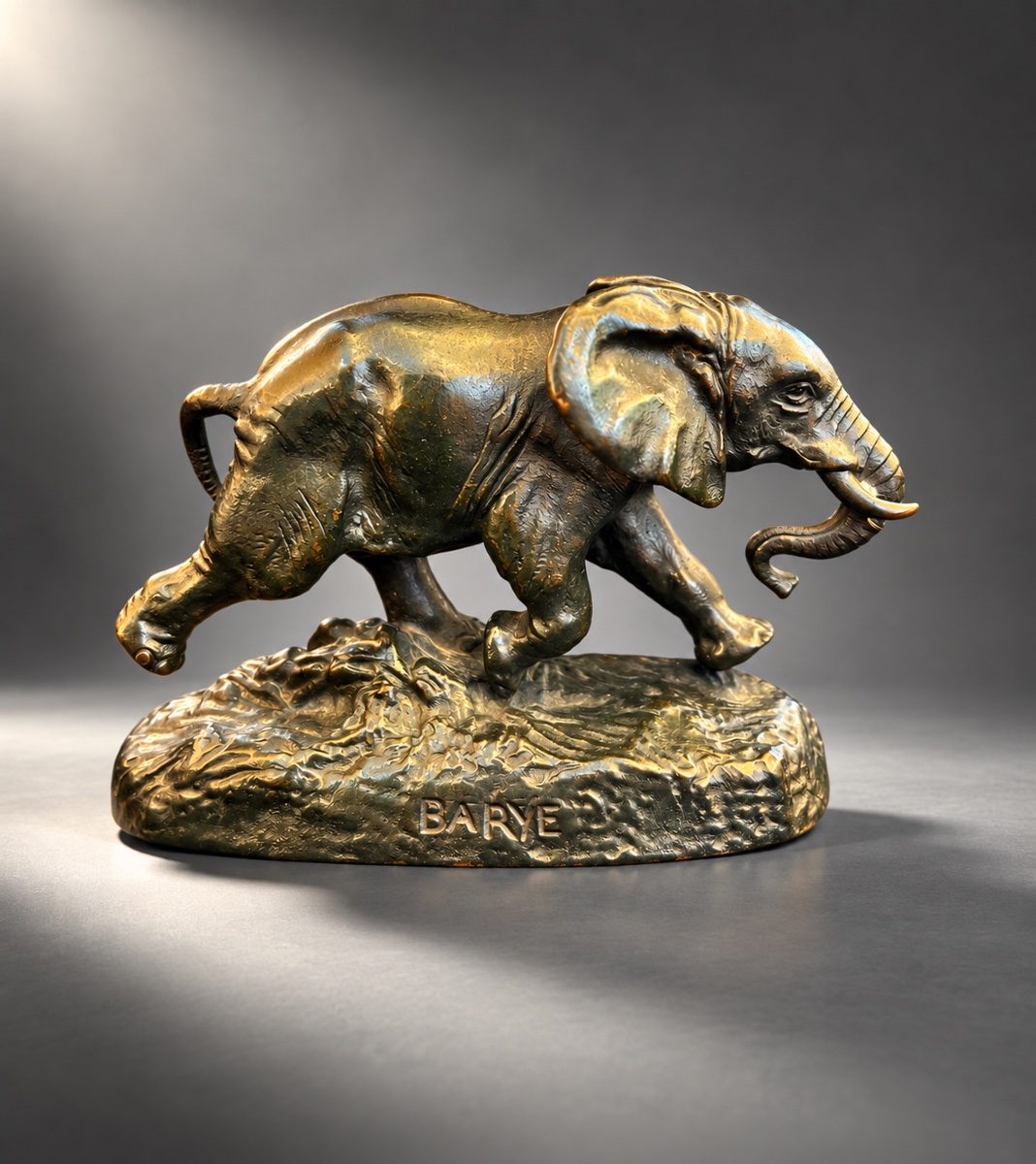 Bronze Sculpture—elephant—barye—barbedienne—france—19th Century 