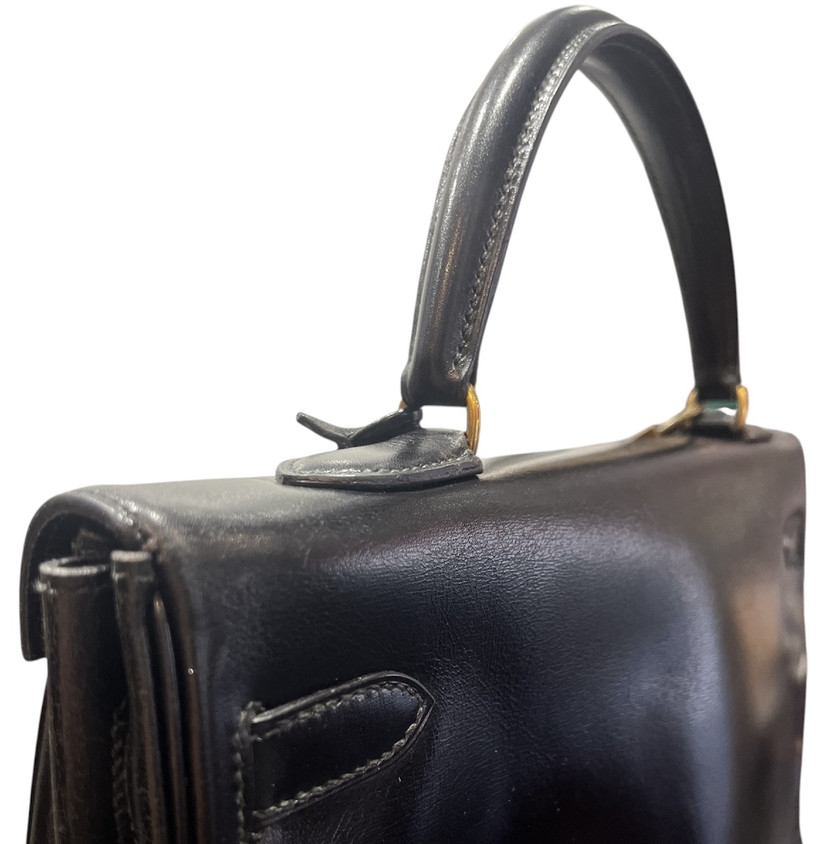 Hermès Bag - Kelly 35 - Black Leather - France - 1990-photo-1
