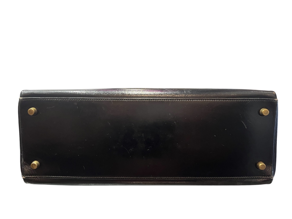 Hermès Bag - Kelly 35 - Black Leather - France - 1990-photo-4