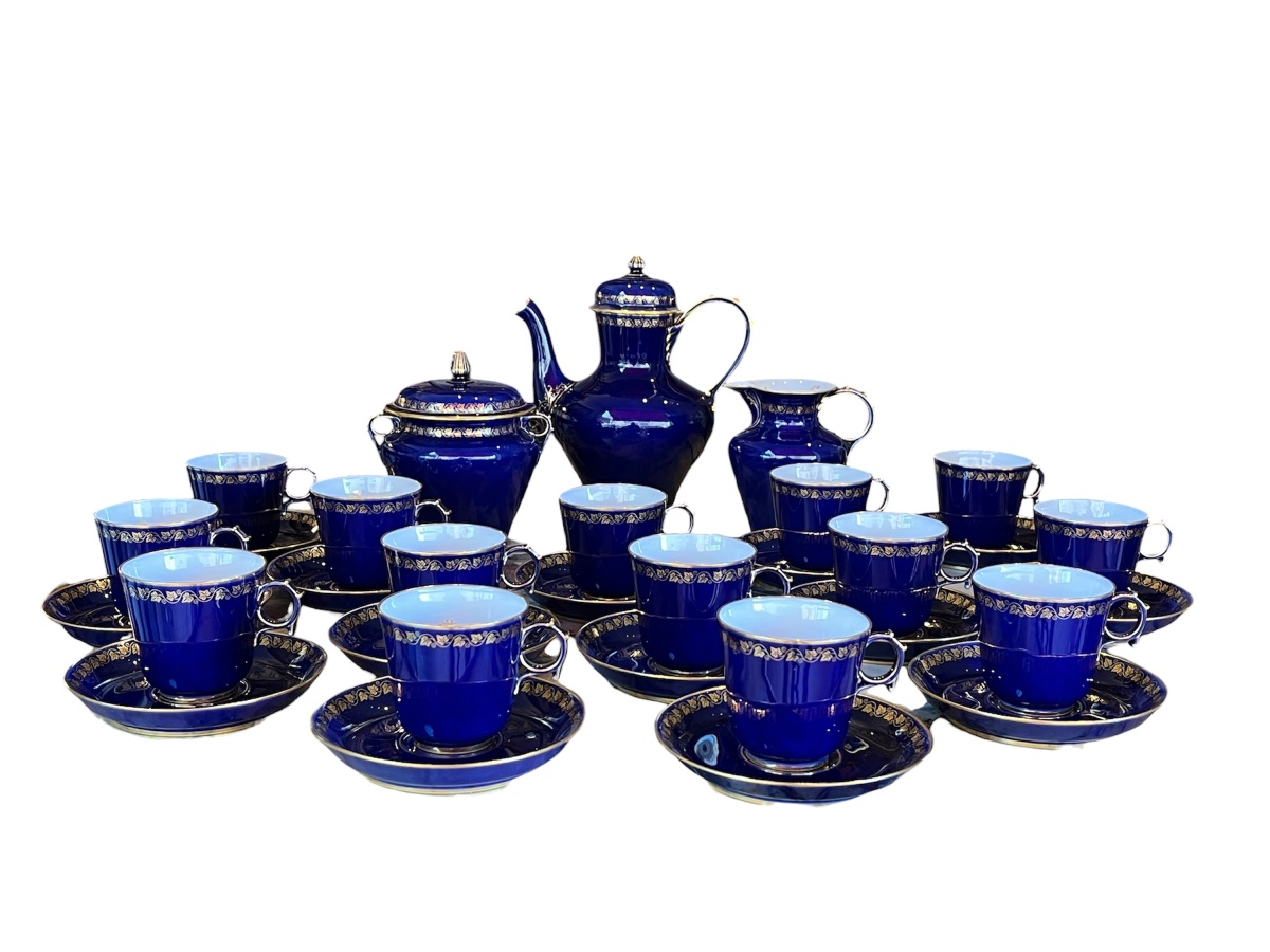 Coffee Set - Sèvres - Porcelain - France - 19th Century -photo-2