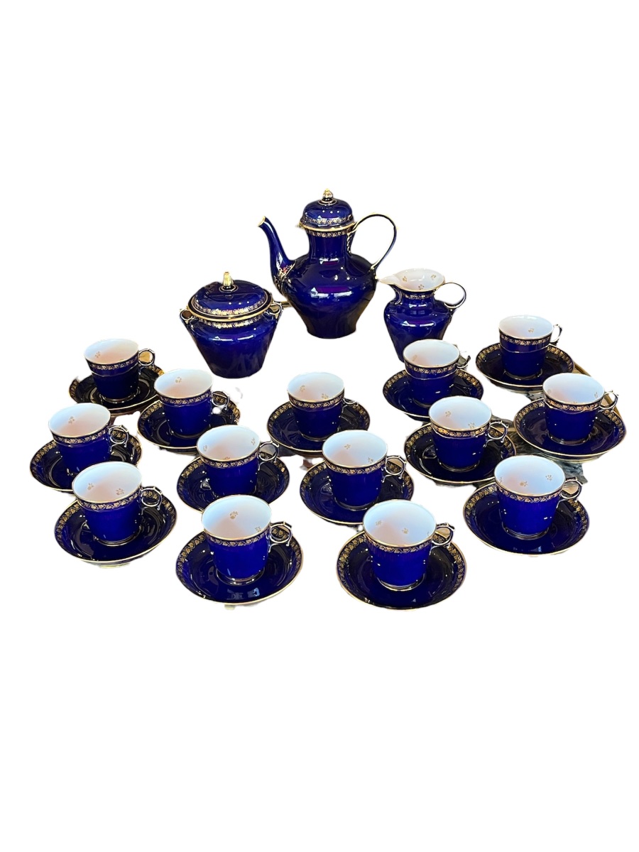 Coffee Set - Sèvres - Porcelain - France - 19th Century -photo-3