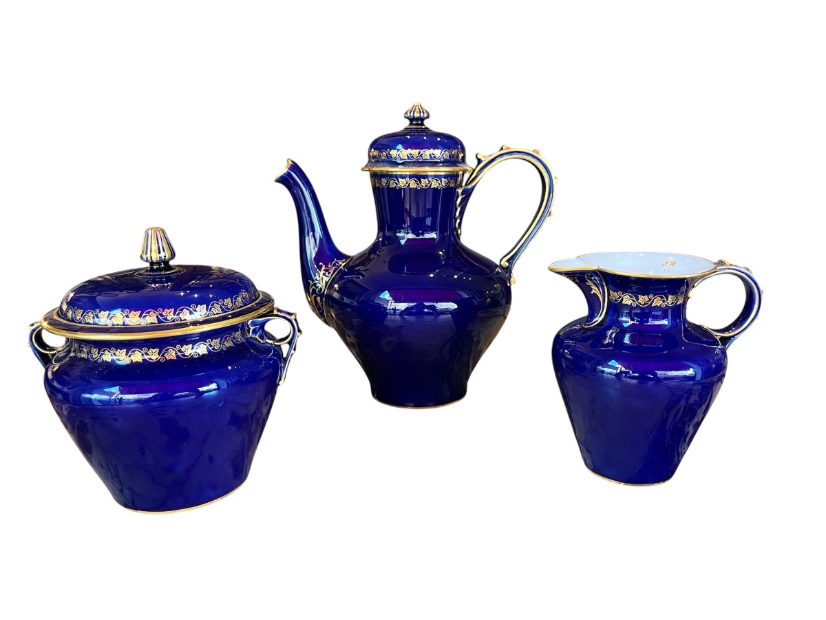 Coffee Set - Sèvres - Porcelain - France - 19th Century -photo-4