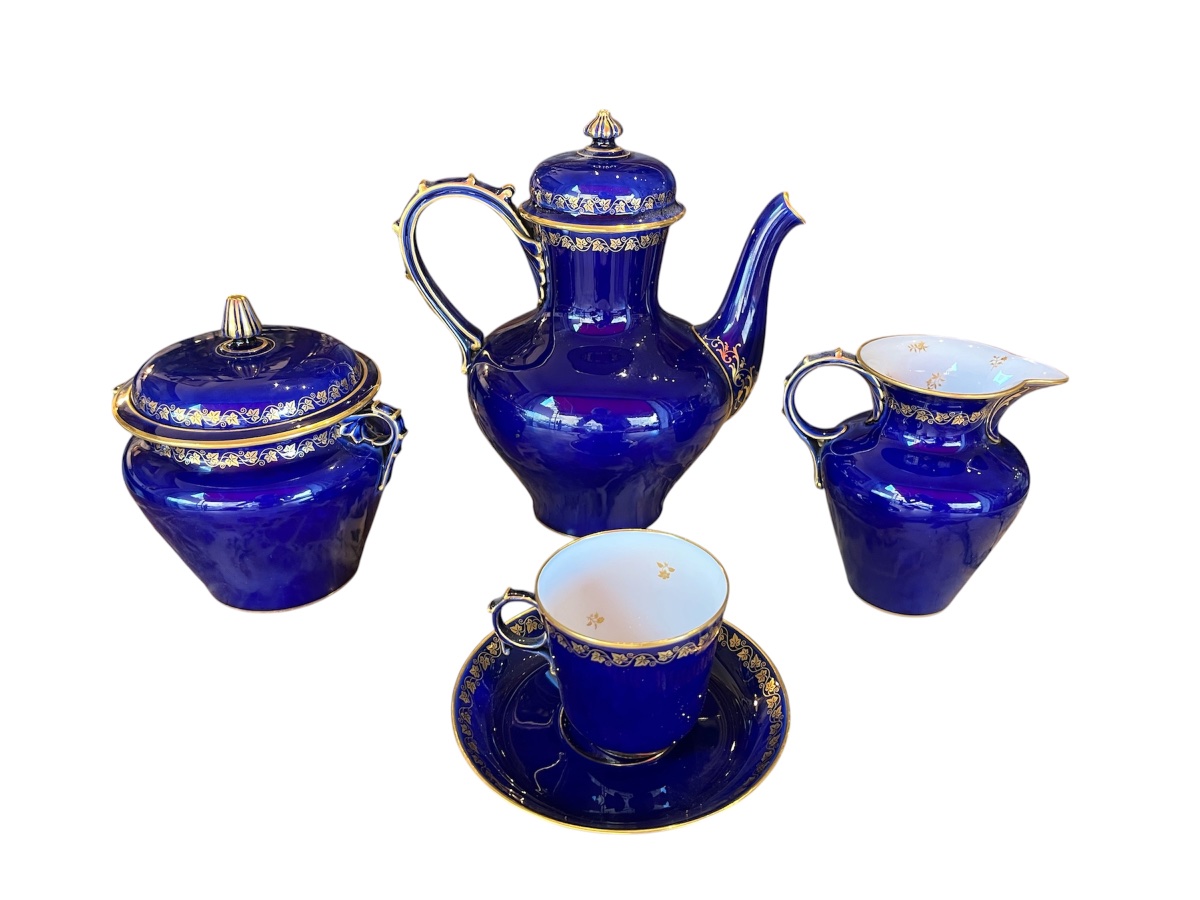 Coffee Set - Sèvres - Porcelain - France - 19th Century -photo-1