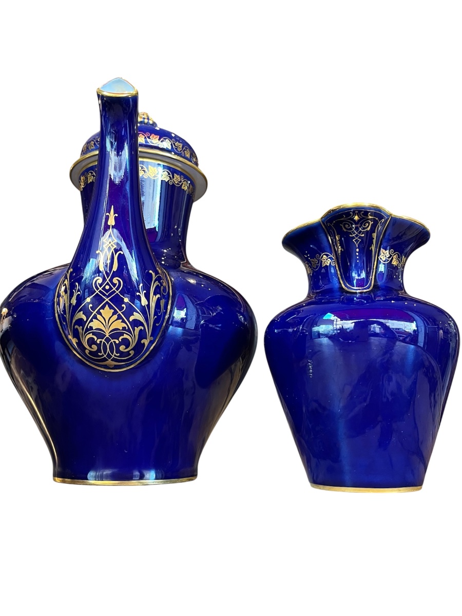 Coffee Set - Sèvres - Porcelain - France - 19th Century -photo-2