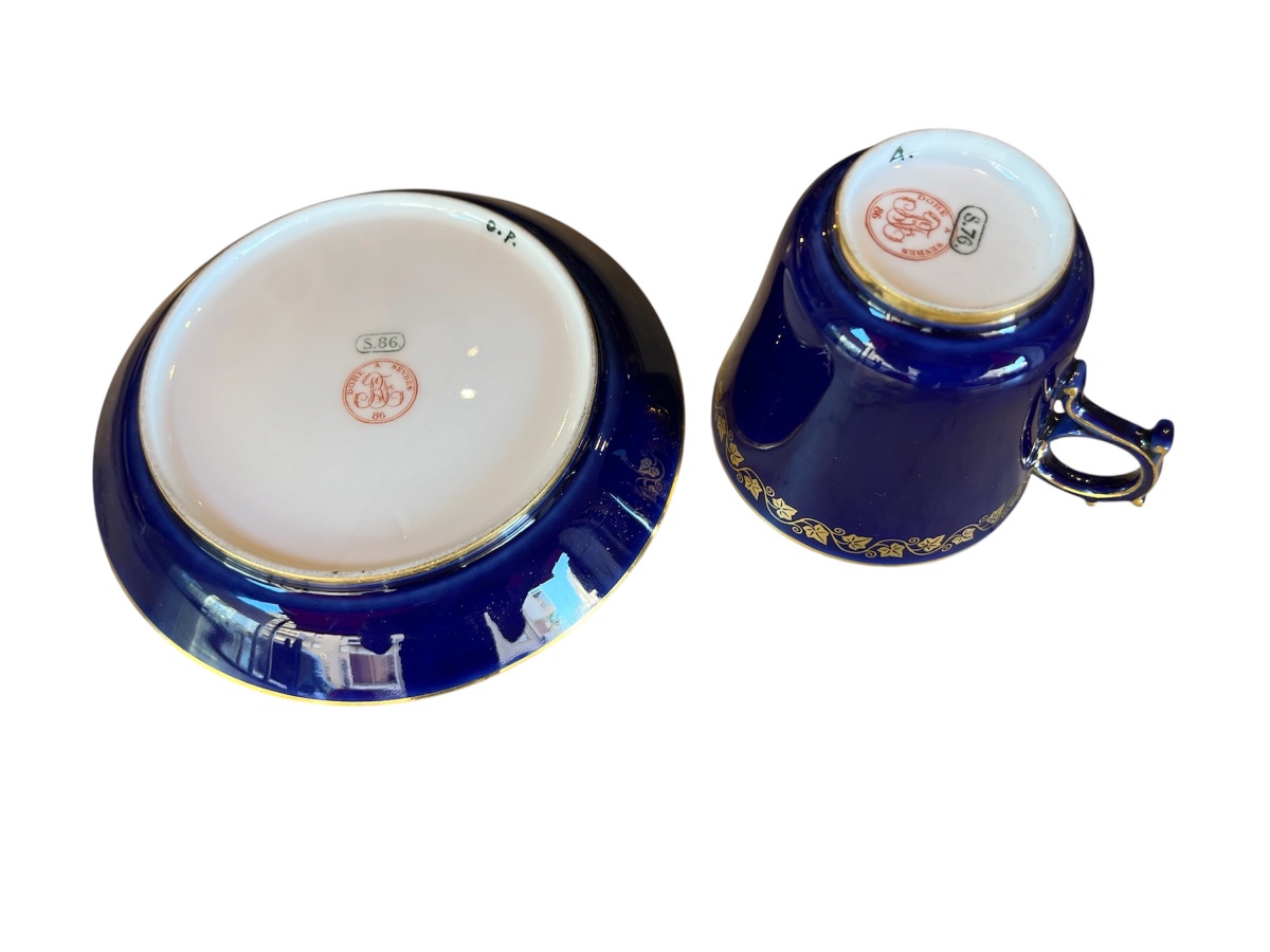 Coffee Set - Sèvres - Porcelain - France - 19th Century -photo-5