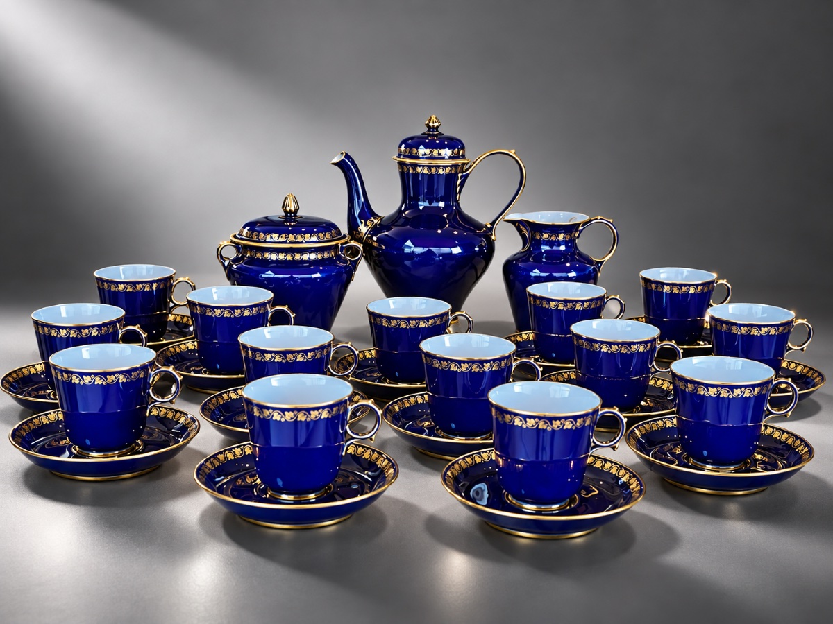 Coffee Set - Sèvres - Porcelain - France - 19th Century 