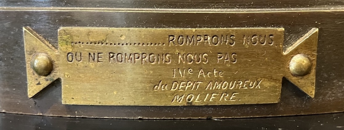 Sculpture bronze - « le dépit amoureux » - J. Osbach - France - XIX ème -photo-6