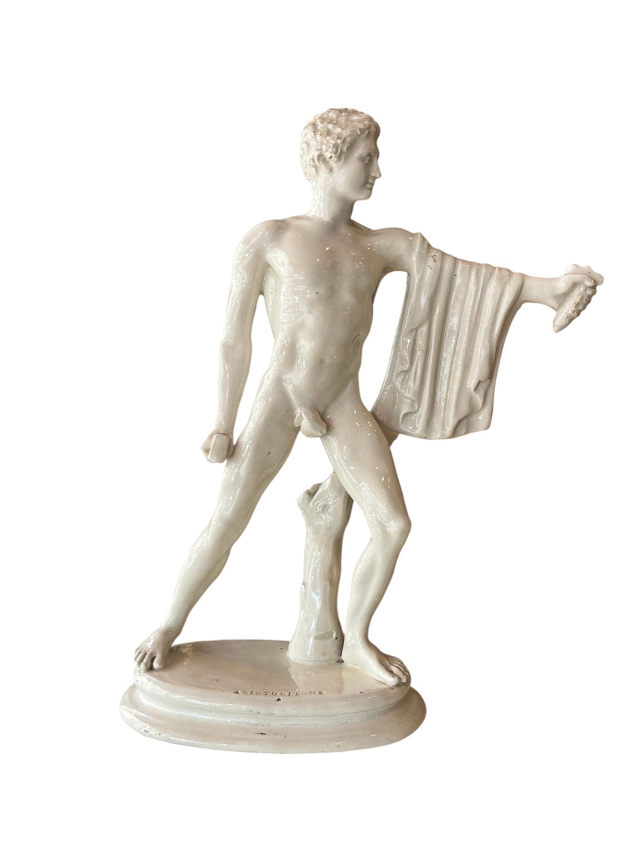Pair Of Statues—porcelain—capodimonte—italy—19th Century-photo-3